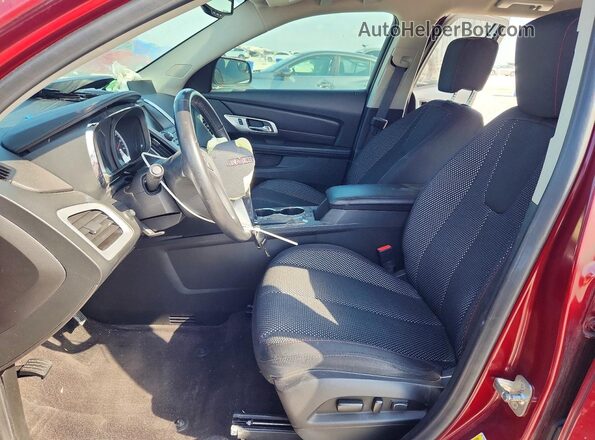 2GKALNEK5G6144779 2016 GMC TERRAIN Red Вид салону спереду