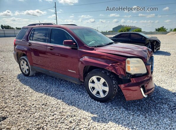 2GKALNEK5G6144779 2016 GMC TERRAIN Red Передня права чверть