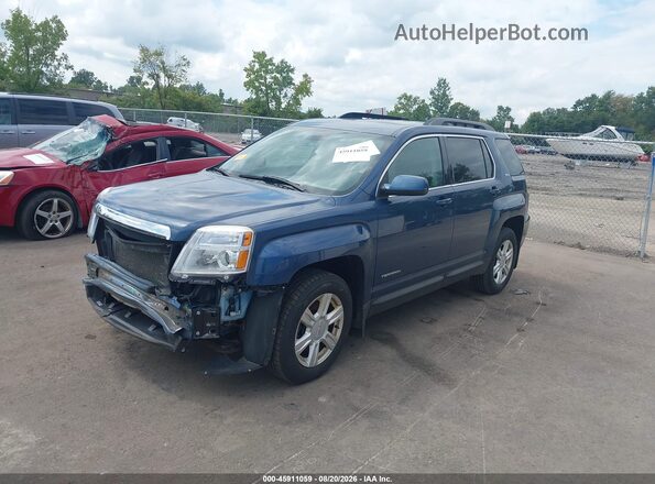 2GKALNEK5G6329205 2016 GMC TERRAIN Blue Передня ліва чверть