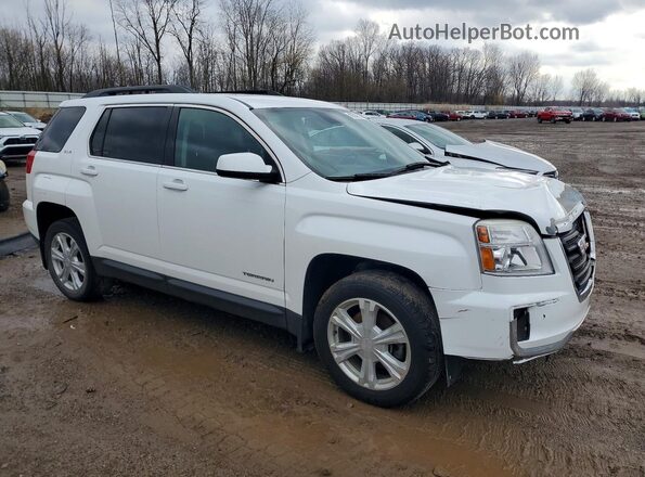 2GKALNEK5H6179677 2017 GMC TERRAIN White Передня права чверть