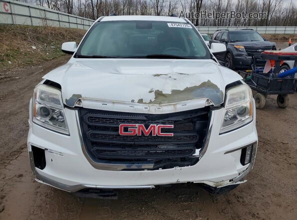 2GKALNEK5H6179677 2017 GMC TERRAIN White Вид спереду