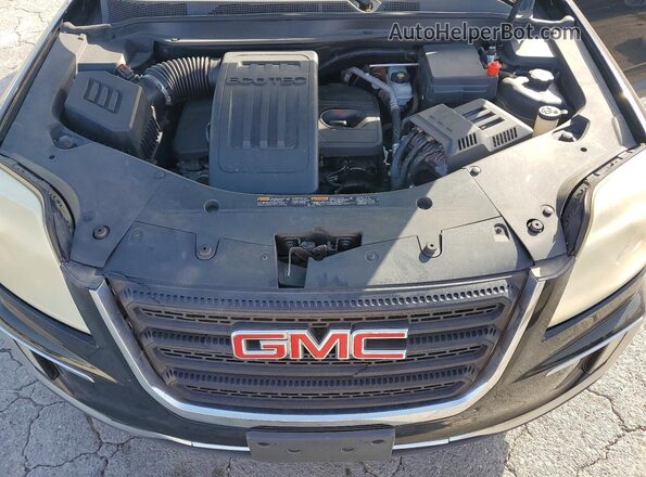 2GKALNEK9G6180748 2016 GMC TERRAIN Black Вид задньої частини салону