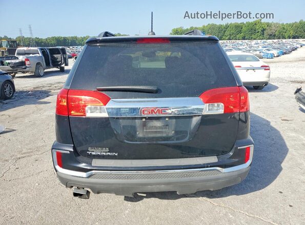 2GKALNEK9G6180748 2016 GMC TERRAIN Black Вид ззаду