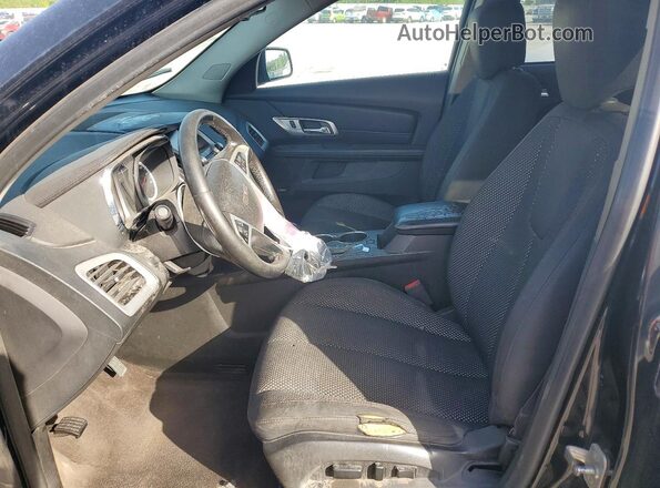2GKALNEK9G6180748 2016 GMC TERRAIN Black Вид салону спереду