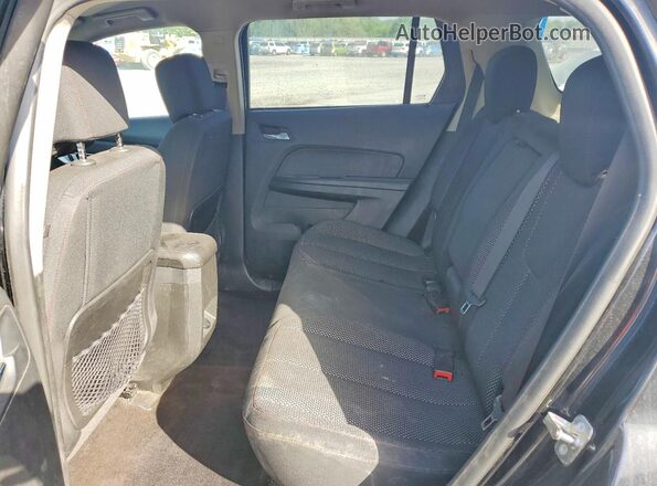 2GKALNEK9G6180748 2016 GMC TERRAIN Black Вид задніх сидінь