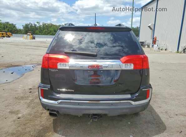 2GKALNEK9G6200643 2016 GMC TERRAIN Black Вид ззаду