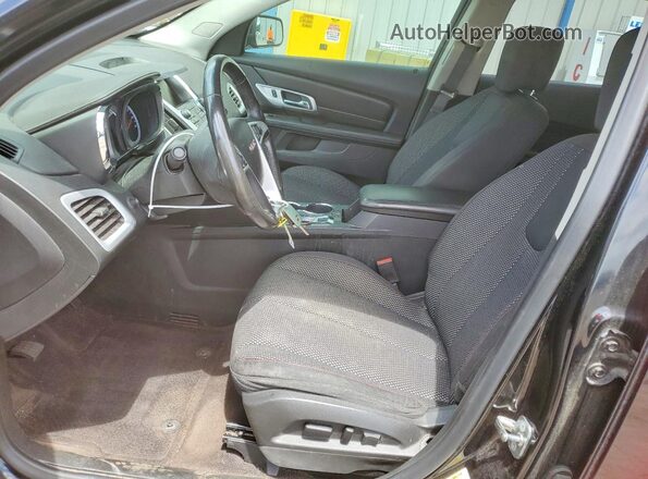 2GKALNEK9G6200643 2016 GMC TERRAIN Black Вид салону спереду