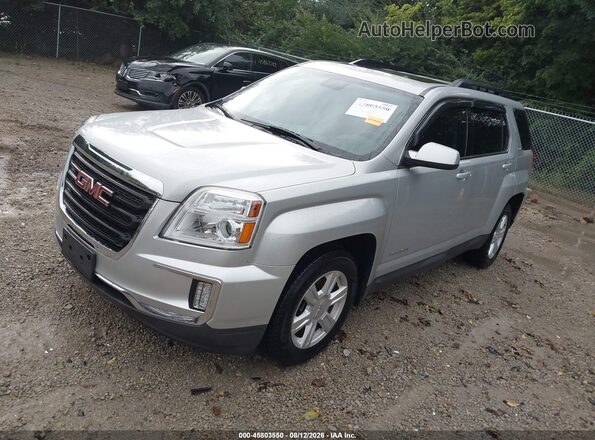 2GKALNEK9G6341583 2016 GMC TERRAIN Серебряный Передняя левая четверть
