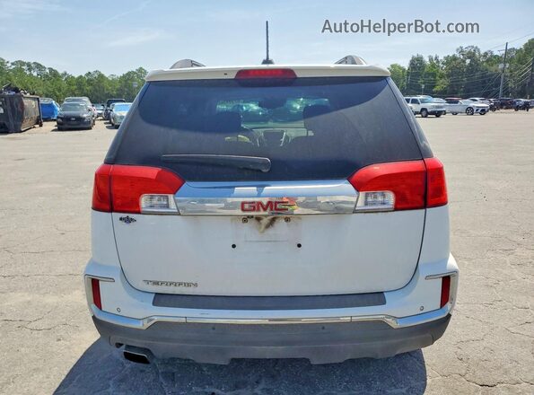 2GKALNEKXG6233134 2016 GMC TERRAIN White Вид ззаду