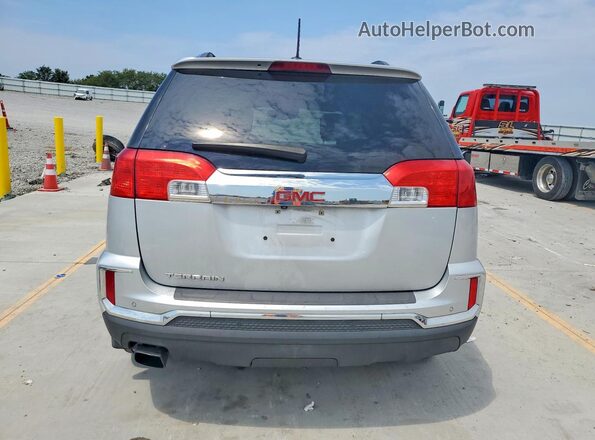2GKALPEK0G6329382 2016 GMC TERRAIN Серебряный Вид сзади