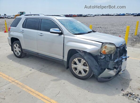 2GKALPEK0G6329382 2016 GMC TERRAIN Серебряный Передняя правая четверть