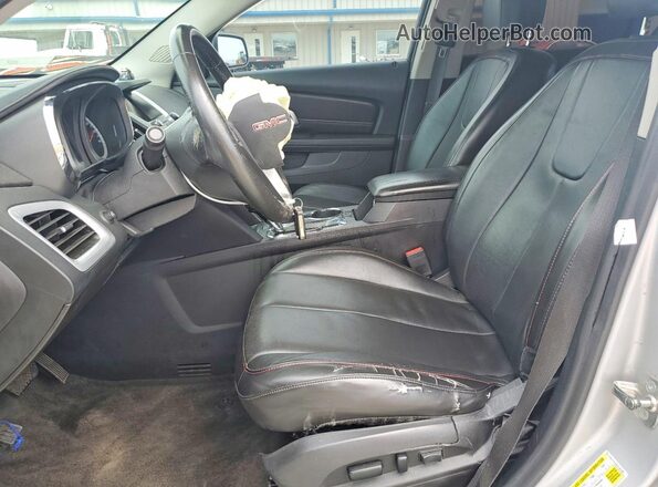 2GKALPEK0G6329382 2016 GMC TERRAIN Серебряный Вид салона спереди