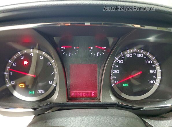 2GKALPEK0H6164337 2017 GMC TERRAIN White Вид щитка приладів