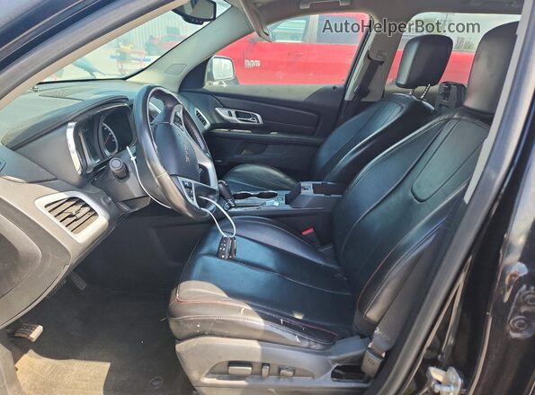 2GKALPEK1H6227638 2017 GMC TERRAIN Black Widok wnętrza z przodu
