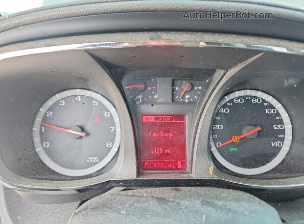 2GKALPEK1H6227638 2017 GMC TERRAIN Black Widok zestawu wskaźników