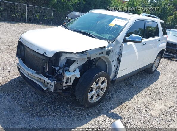 2GKALPEK2G6279780 2016 GMC TERRAIN White Vista tres cuartos delantera izquierda