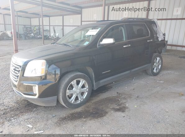 2GKALPEK5H6335258 2017 GMC TERRAIN Black წინა მარცხენა ხედი სამი მეოთხედიდან