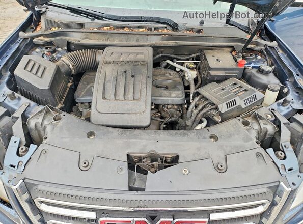 2GKALPEK7G6327693 2016 GMC TERRAIN Blue Вид підкапотного простору