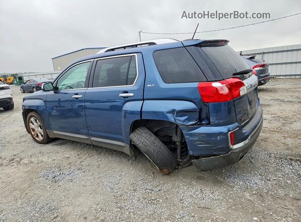 2GKALPEK7G6327693 2016 GMC TERRAIN Blue Задня ліва чверть