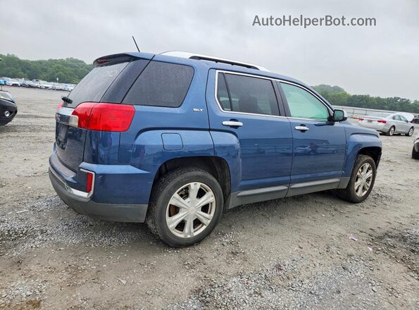 2GKALPEK7G6327693 2016 GMC TERRAIN Blue Задня права чверть