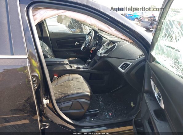 2GKALPEK7H6141539 2017 GMC TERRAIN Черный Вид салона спереди