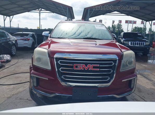 2GKALPEK7H6173083 2017 GMC TERRAIN Красный Вид спереди