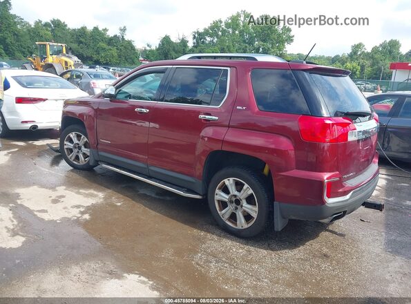 2GKALPEK7H6173083 2017 GMC TERRAIN Красный Задняя левая четверть