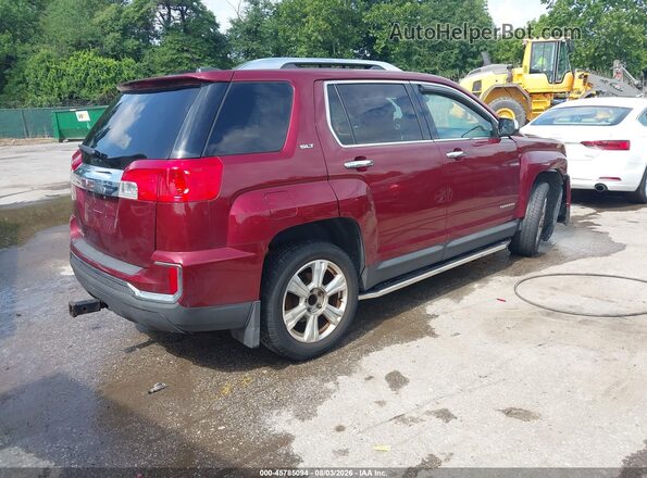 2GKALPEK7H6173083 2017 GMC TERRAIN Красный Задняя правая четверть