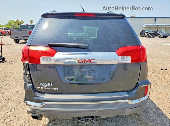 2GKALPEK8H6164022 2017 GMC TERRAIN Black უკანა ხედი