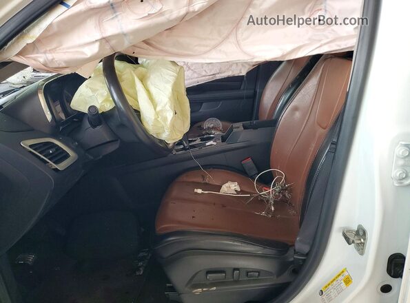 2GKALPEK9H6326501 2017 GMC TERRAIN White Widok wnętrza z przodu