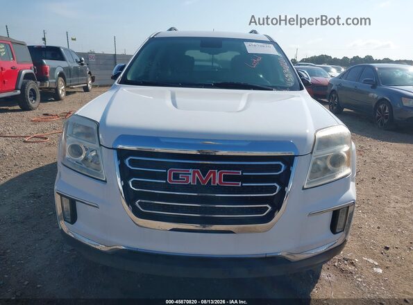 2GKALPEKXH6326684 2017 GMC TERRAIN White Vista del cuadro de instrumentos