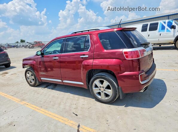 2GKALREK0G6272600 2016 GMC TERRAIN Red Հետևի ձախ