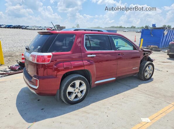 2GKALREK0G6272600 2016 GMC TERRAIN Red Հետևի աջ