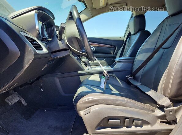 2GKALREK3G6201665 2016 GMC TERRAIN Charcoal Вид салону спереду