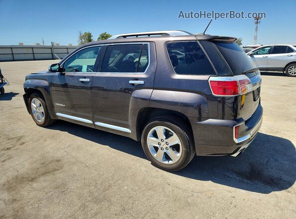 2GKALREK3G6201665 2016 GMC TERRAIN Charcoal Задня ліва чверть