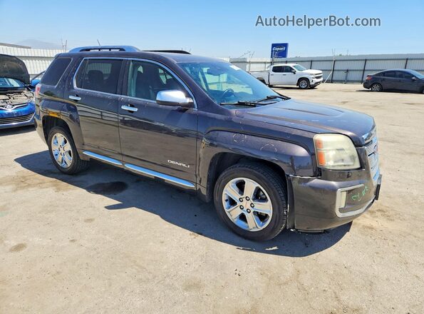 2GKALREK3G6201665 2016 GMC TERRAIN Charcoal Передня права чверть