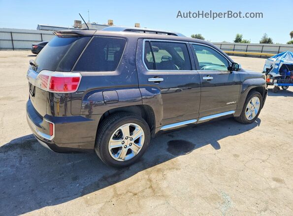 2GKALREK3G6201665 2016 GMC TERRAIN Charcoal Задня права чверть