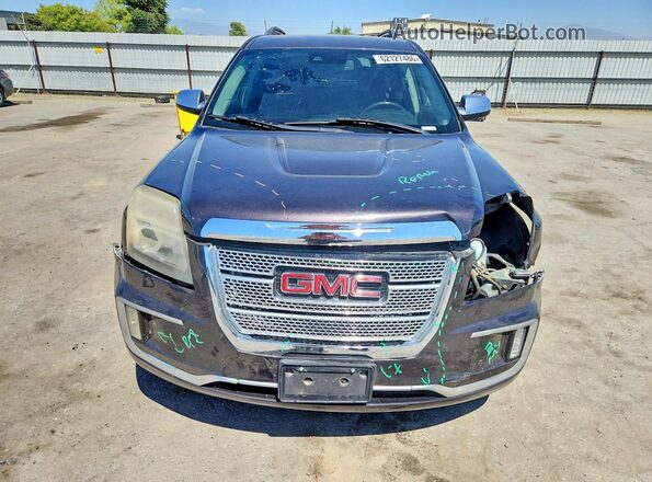 2GKALREK3G6201665 2016 GMC TERRAIN Charcoal Вид спереду