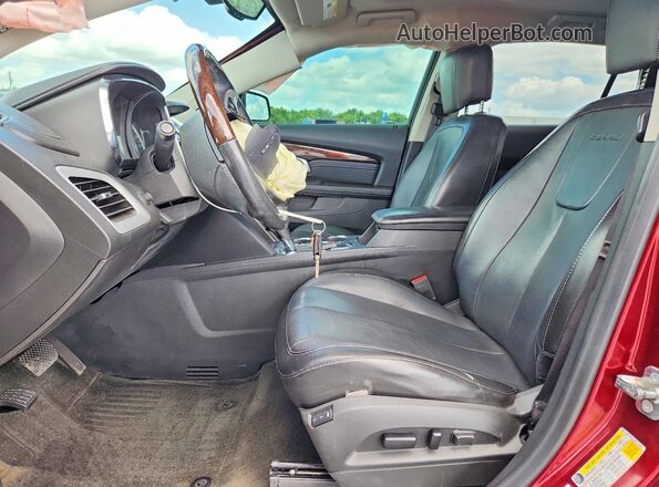 2GKALREK4H6114892 2017 GMC TERRAIN Коричневый Вид салона спереди