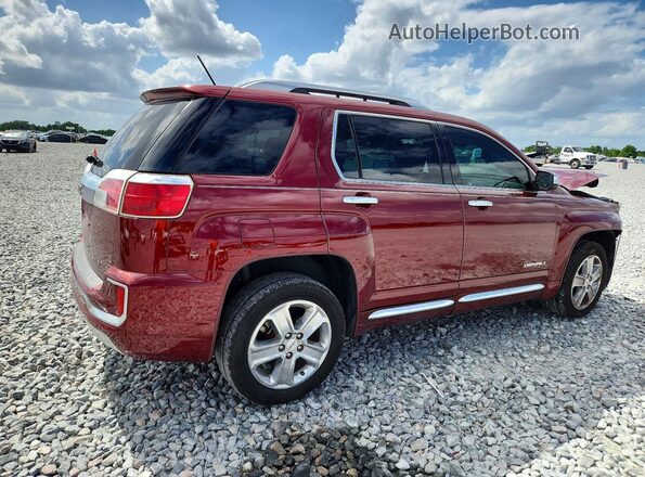 2GKALREK4H6114892 2017 GMC TERRAIN Коричневый Задняя правая четверть