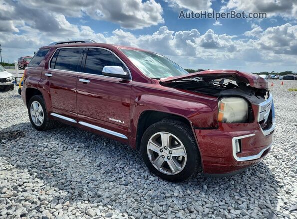 2GKALREK4H6114892 2017 GMC TERRAIN Коричневый Передняя правая четверть