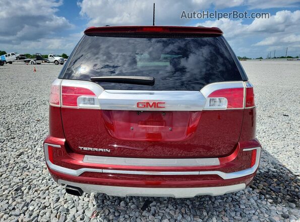 2GKALREK4H6114892 2017 GMC TERRAIN Коричневый Вид сзади