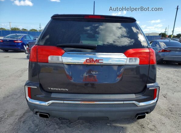 2GKFLNE3XG6244715 2016 GMC TERRAIN Gray Հետևի տեսք