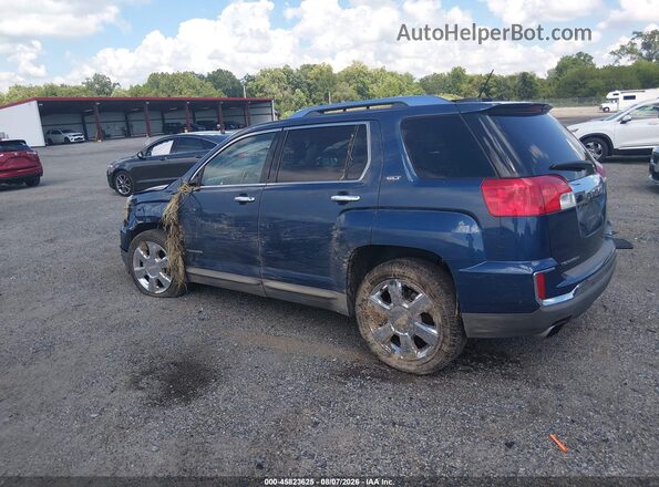 2GKFLPE31G6124359 2016 GMC TERRAIN Blue Հետևի ձախ