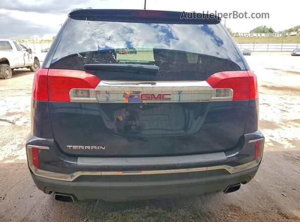 2GKFLPE33G6187656 2016 GMC TERRAIN Black Вид ззаду
