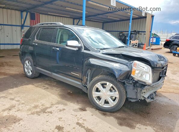 2GKFLPE33G6187656 2016 GMC TERRAIN Black Передня права чверть