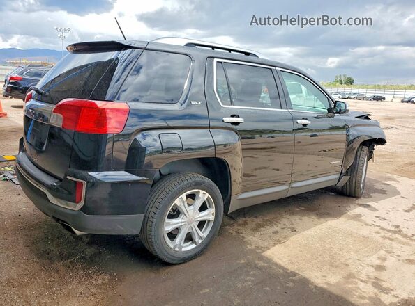 2GKFLPE33G6187656 2016 GMC TERRAIN Black Задня права чверть