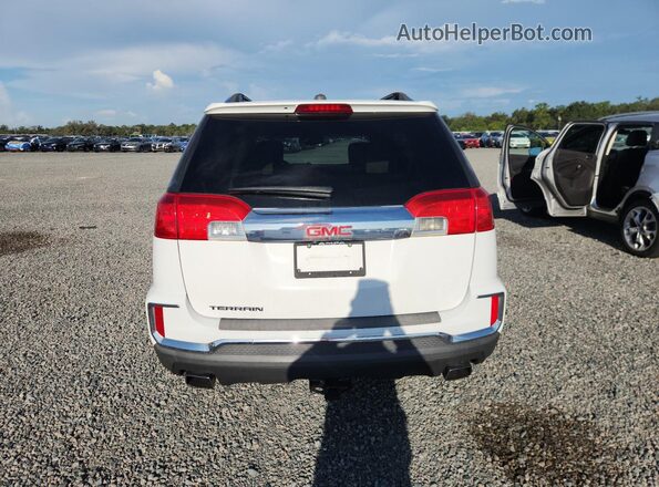 2GKFLPE33G6259729 2016 GMC TERRAIN White Հետևի տեսք