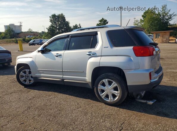 2GKFLPE34G6289922 2016 GMC TERRAIN Silver Հետևի ձախ