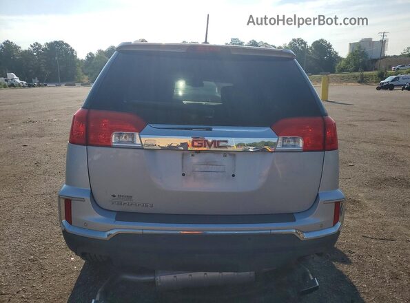 2GKFLPE34G6289922 2016 GMC TERRAIN Silver Հետևի տեսք